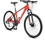 angelfamily Mountainbike für Jugendliche und Erwachsene ab 158-188 cm Fahrrad Bike Hardtail 26 Zoll mit Federgabel 27 Gänge - Scheibenbremse