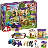 LEGO 41361 Friends Mias Fohlenstall, Spielset mit Mia als Minipuppe, 2 Fohlenfiguren, Kaninchenfigur und Traktor mit Anhänger, Farmspielzeuge für Kinder