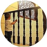 ALGXYQ Treppenbalkon-Sicherheitsnetz, Netting 8/10/12cm Seil 10mm Kinderschutz Sicherheitsnetz Treppen Absturzsicher, 30 Größen Color : 8cm mesh, Size : 5x8m(16.4x26.2ft)