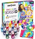 Original Stationery Color Crazy Tie Dye Kit, Alles-in-Einem Batik-Set für Bunte Batik-Bastelarbeiten für Mädchen von 10-12, tolles Bastel-Geschenk-Set für Geburtstage und Weihnachten