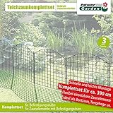 PowerTec Garden Teichzaun Oberbogen Dunkelgrün