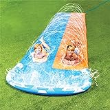 JOYIN 609 CMx 157 cm Slip and Slide Water Slide with 2 Bodyboards, Summer Toy with Build in Sprinkler for Backyard and Outdoor Water Toys Play