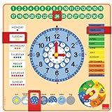 Jumbo Spiele Kalender Uhr Lernmaterial Englisch