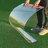 Transparente Acryl-Kunststoffplatte für Dachdecker, Carports, Vordächer, Sonnenräume und Gehäuse, Anti-UV-Regendicht, Isolierung, leicht zu biegen und zu schneiden, 0,8 x 5