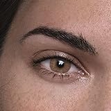 ANESTHESIA farbige Kontaktlinsen ADDICT CASTANO – Stark deckende Monatslinsen für 6 Monate in Haselnussbraun, besonders natürliches Ergebnis für dunkle Augen - Dioptrien -0.00