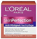 L'Oréal Paris Skin Perfection Anti-Müdigkeit Nachtpflege, 1er Pack (1 x 50 ml)