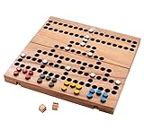 Engelhart – 350340- Holzspiel La Barricade – einfaches Strategiespiel – Familienspiel aus Holz – 2-4 Spieler – ab 6 Jahren – 14,5 x 39 x 3.2 cm