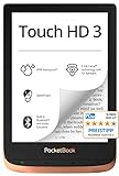 PocketBook e-Book Reader 'Touch HD 3' (deutsche Version) 16 GB Speicher, 15,24 cm (6 Zoll) E-Ink Carta Display - Spicy Copper