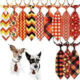 VENTDOUCE Hunde-Fliege, Herbst-Hundeschleifen – Flexible Hunde-Krawatte, verstellbare Krawatte, Hundezubehör für kleine und mittelgroße Hunde