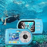 Unterwasserkamera Tauchen 10M Full HD 1080P wasserdichte Kamera zum Schnorcheln Selfie Dual Screen Action Kamera 24MP Videorecorder 16X Digital Zoom Kamera