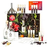 DO YOUR GIN | DIY Gin-Set – für zu Hause oder als Geschenk | Bekannt aus Sat1, Vogue, Spiegel | 12 Botanicals im Glas | Craft Gin zum Selber-Machen