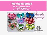 Wendehalstuch in 6 Größen für die ganze Familie Schnittmuster & Nähanleitung von firstloungeberlin [Download]