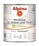 Alpina Weißlack für Möbel und Türen 750ml seidenmatt