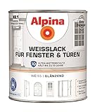 Alpina Weißlack für Fenster & Türen 2 Liter glänzend